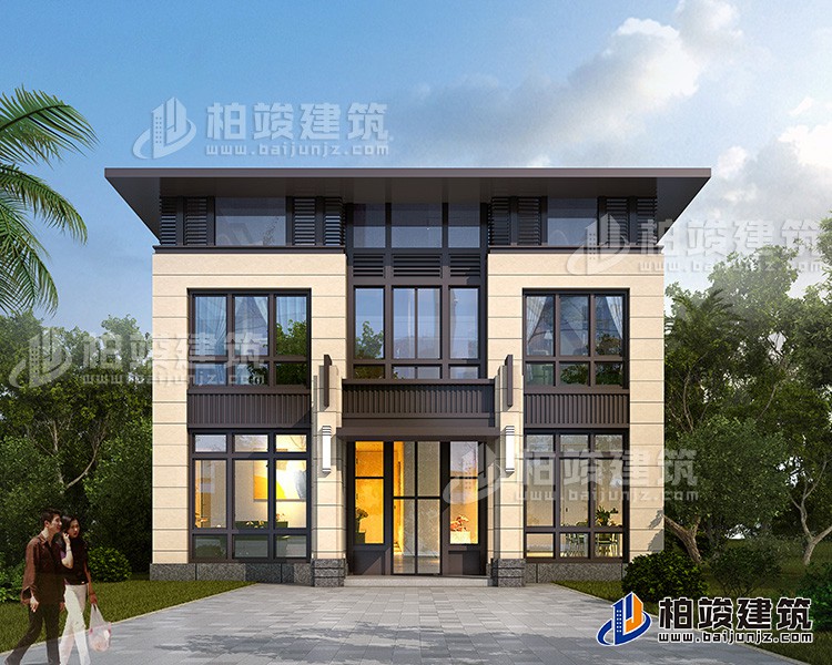 建筑效果图-新中式风格