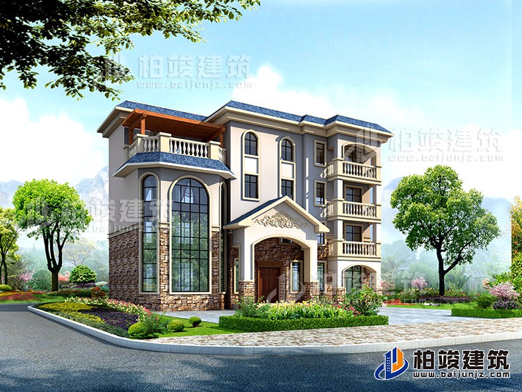 建筑效果图-简欧风格