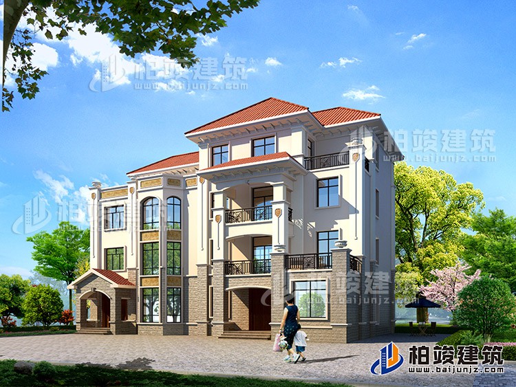 建筑效果图-简欧风格