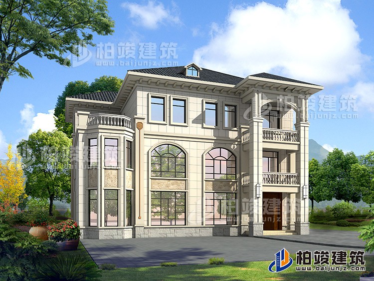 建筑效果图-简欧风格