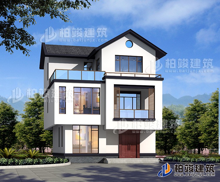 建筑效果图-新中式风格