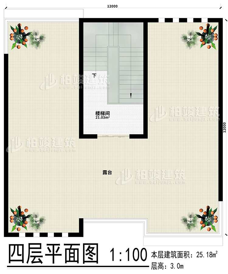 其他:楼梯间、露台