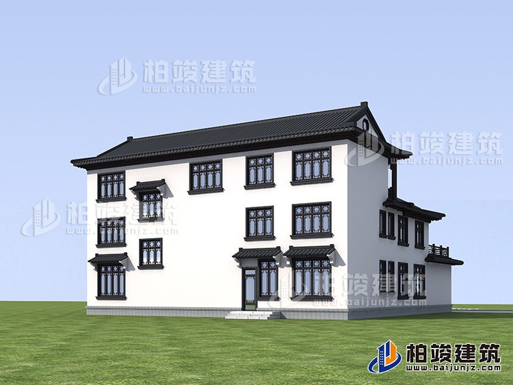 建筑效果图-新中式风格