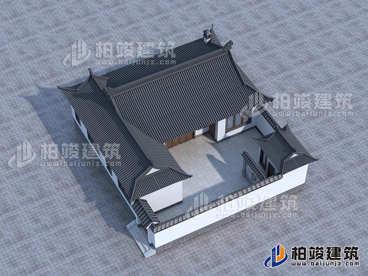 建筑效果图-新中式风格